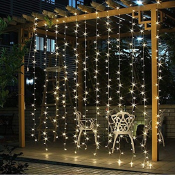 Twinkle Star Curtain String Lights