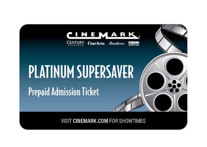 Cinemark Theatres Platinum Supersaver Movie eTickets