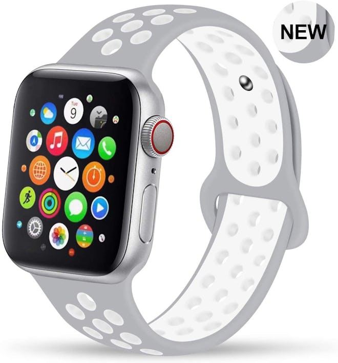 GZ GZHISY Soft Silicone Apple Watch Sport Band