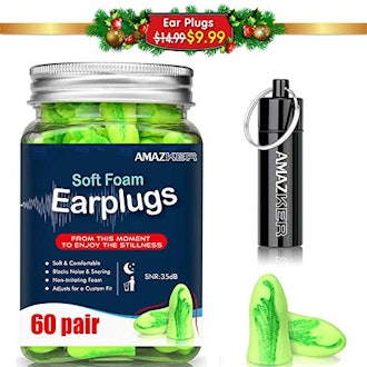 AMAZKER Ear Plugs (60 Pairs)