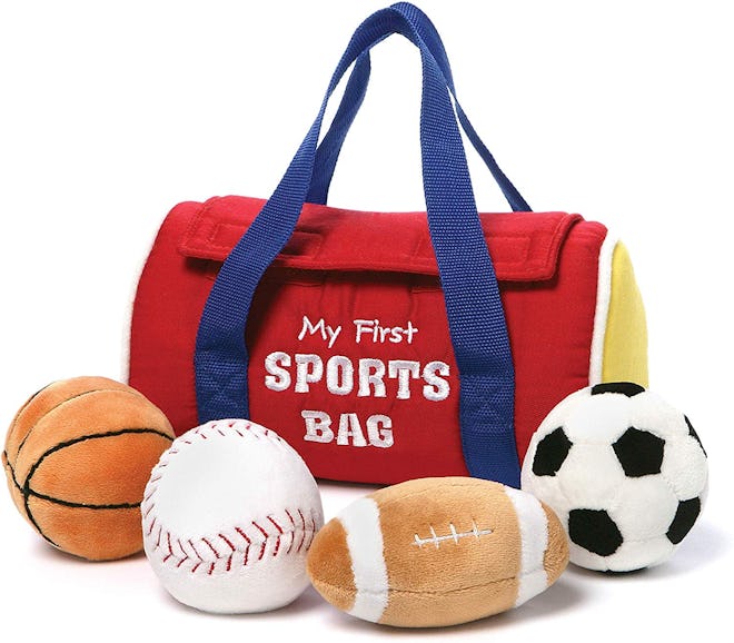  GUND Baby My First Sports Bag Stuffed Plush Playset