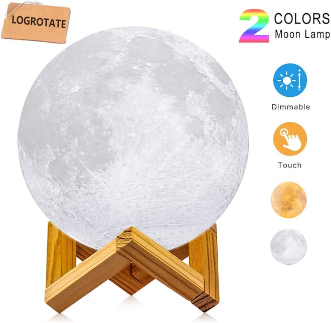 LOGROTATE Moon Lamp