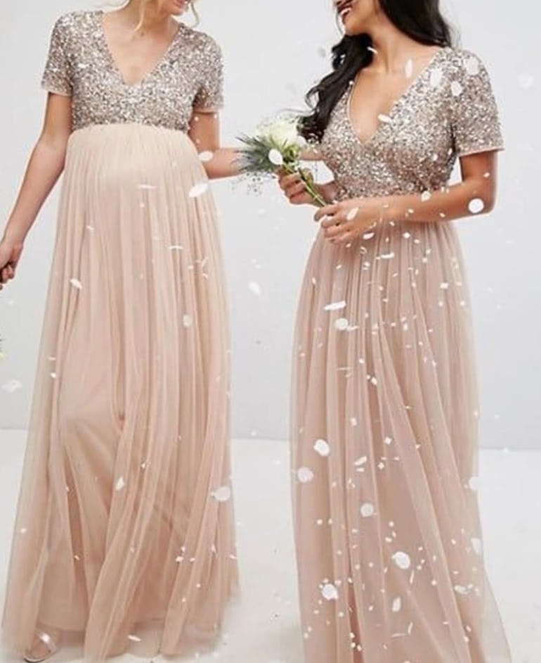 maternity party gowns