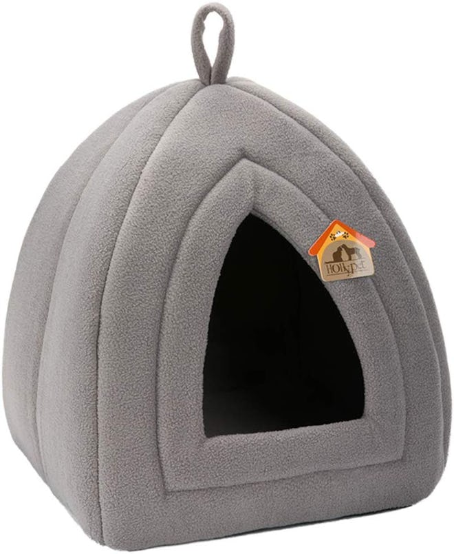 Hollypet Self-Warming 2-in-1 Foldable Cat Bed