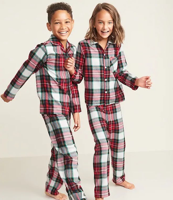 Printed Twill Pajama Set for Kids