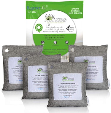 Regenerair 100% Activated Bamboo Charcoal Deodorizer Bags (4-Pack)