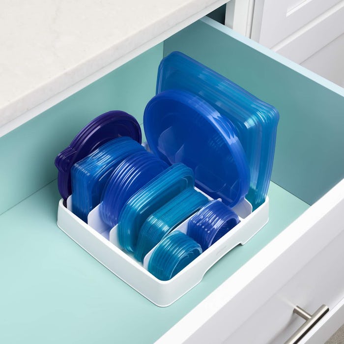 YouCopia StoraLid Food Container Lid Organizer, Medium