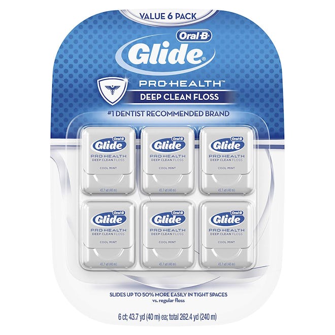 Oral-B Glide Pro-Health Deep Clean Mint Floss (6-Pack)