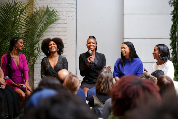 Gabrielle Union-Wade celebrates her New York & Co. holiday collection with a discussion on female le...