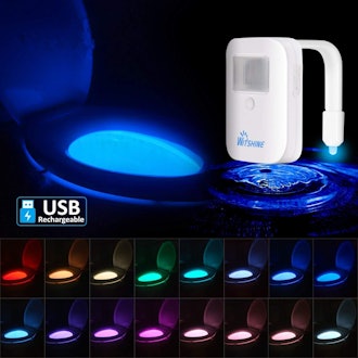 Whitshine Rechargeable Toilet Bowl Night Light