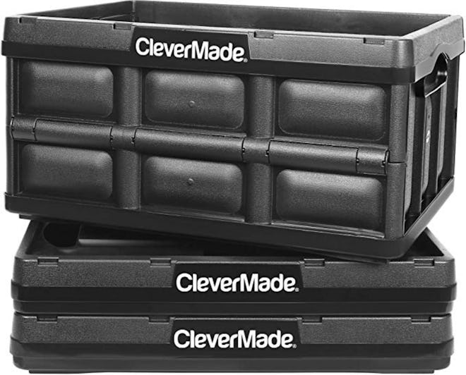 CleverMade 32L Collapsible Storage Bins (3-Pack)