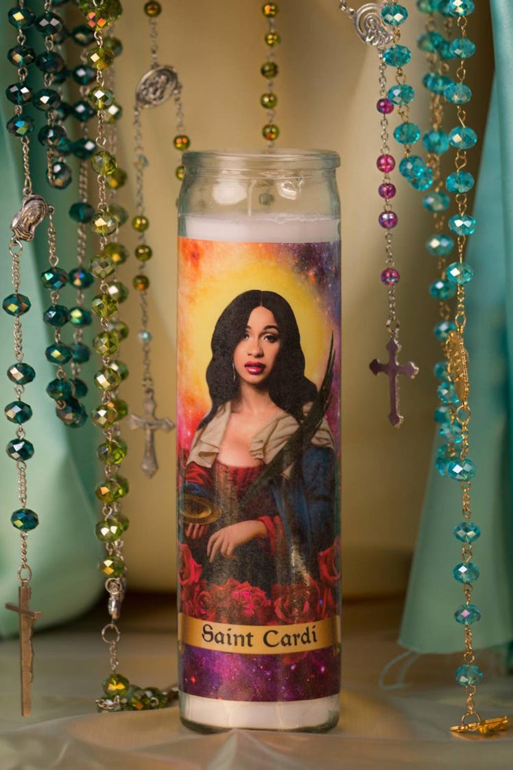 Cardi B prayer candle "Saint Cardi"