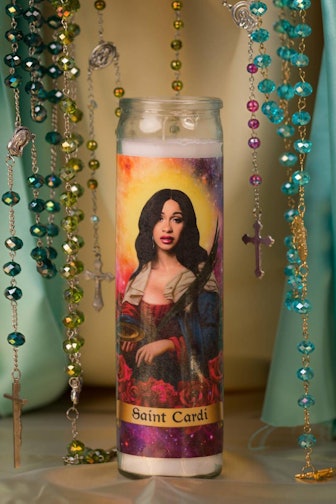 Cardi B prayer candle "Saint Cardi"
