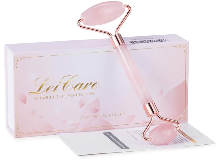 LeiCare Rose Quartz Roller