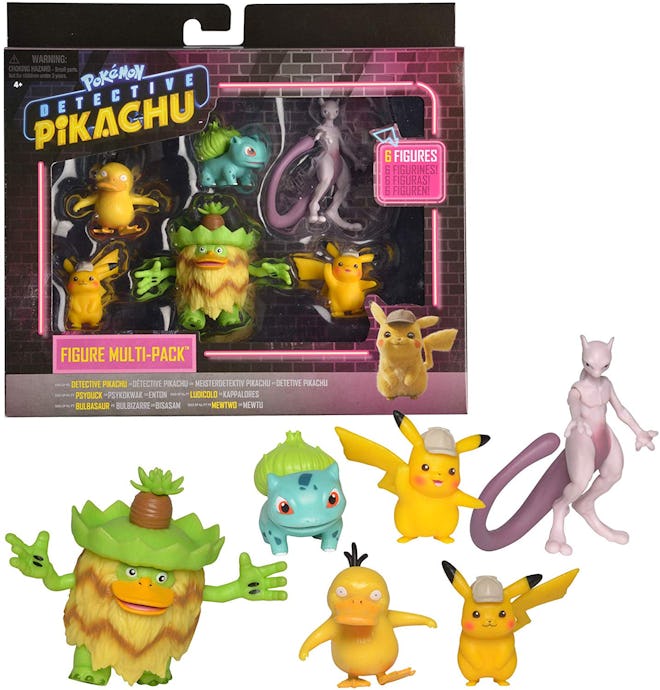  Pokémon Detective Pikachu Battle Figure Multi-Pack 