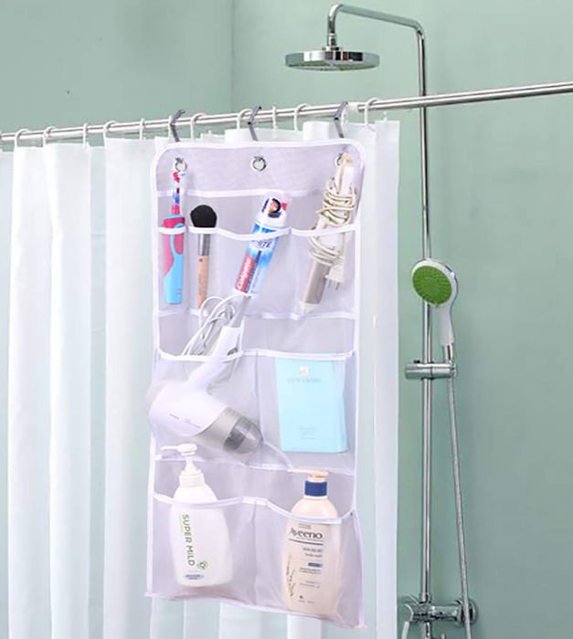 MISSLO Hanging Mesh Pocket Shower Organizer