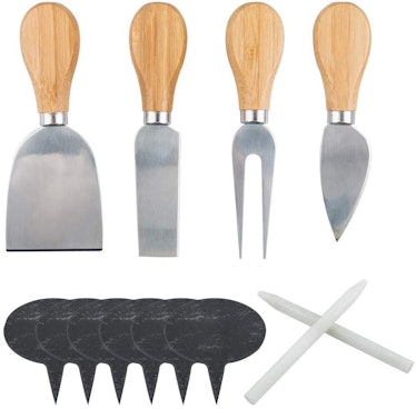 findTop Cheese Knives With Markers and Soapstone Chalks (Set of 12)