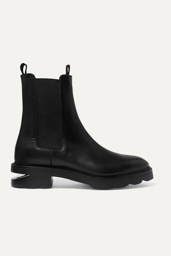 Andee Cutout Leather Chelsea Boots