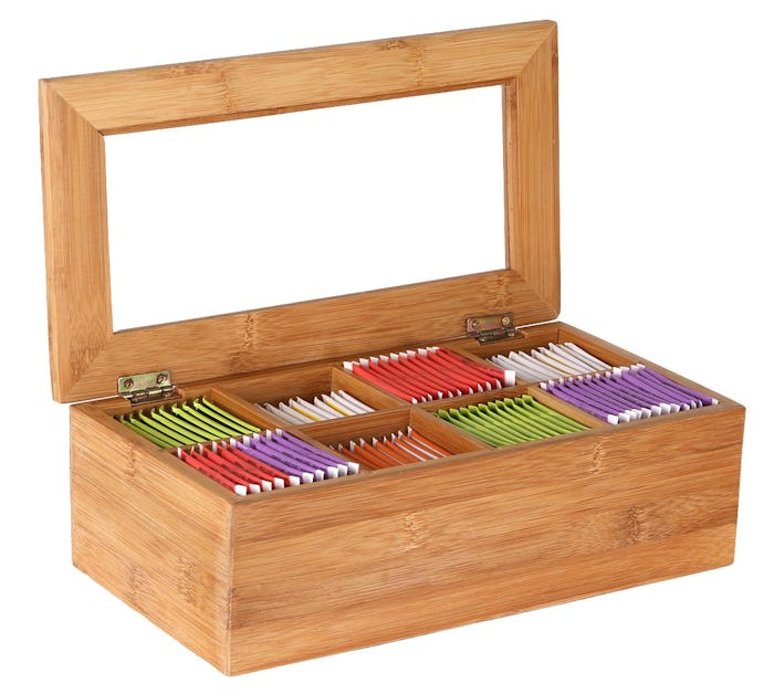 Estilo Bamboo Tea Storage Box