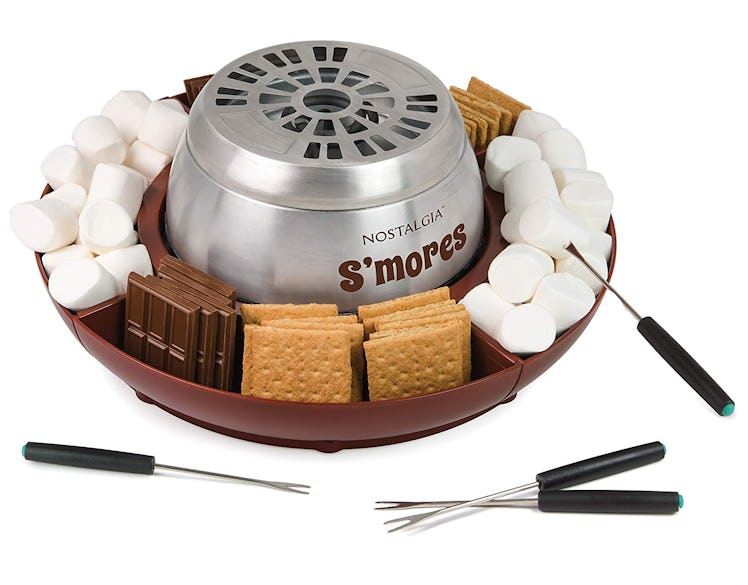 Nostalgia Indoor Electric Stainless Steel S'mores Maker