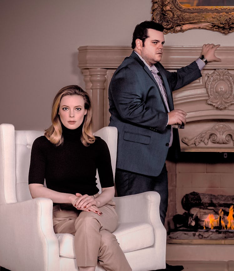 Gillian Jacobs and Josh Gad in 'Blood Ties'