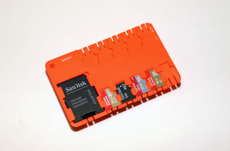 This microSD card organizer changed my life