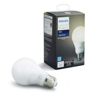 Philips Hue White A19 Smart Light Bulb, 60W LED, 1-Pack