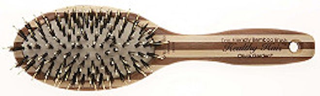 Healthy Hair Eco-Friendly Bamboo Professional Ionic Combo Paddle Brush