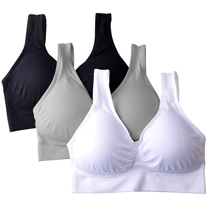 MIRITY Padded Sports Bras (3-Pack)
