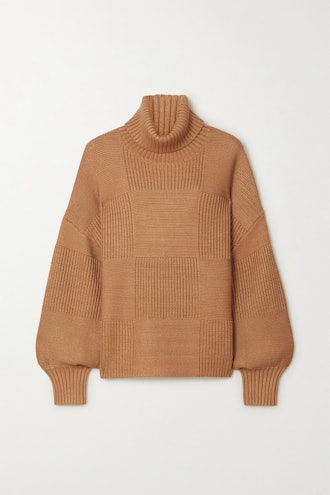 Benny Ribbed-Knit Turtleneck Sweater
