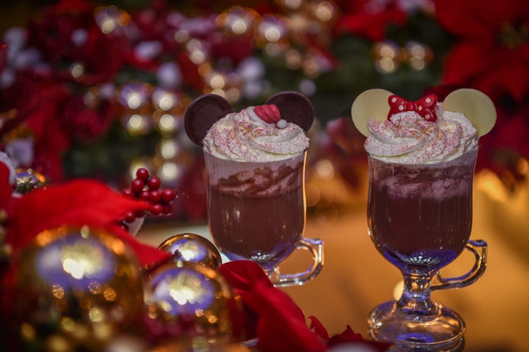 Minnie’s Very Berry Hot Chocolate is part of the Disney holiday treats available around the world at...