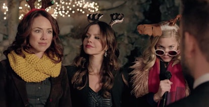 Three girls unite to get revenge on their mutual ex in 'Girlfriends of Christmas Past', available on...