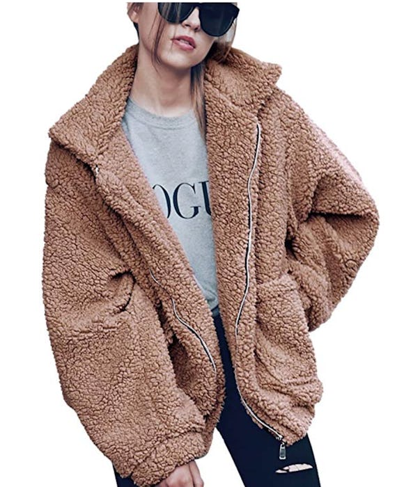 PRETTYGARDEN Shearling Coat