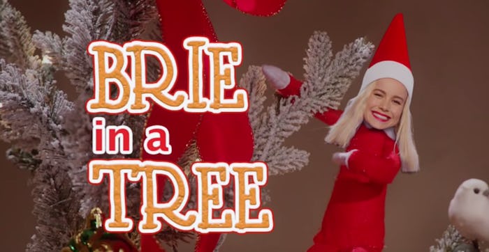 Brie Larson's spin on the Elf on the Shelf is hilarious.