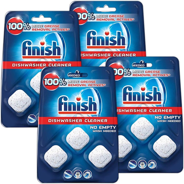 Finish In-Wash Dishwasher Cleaner (4-Pack)