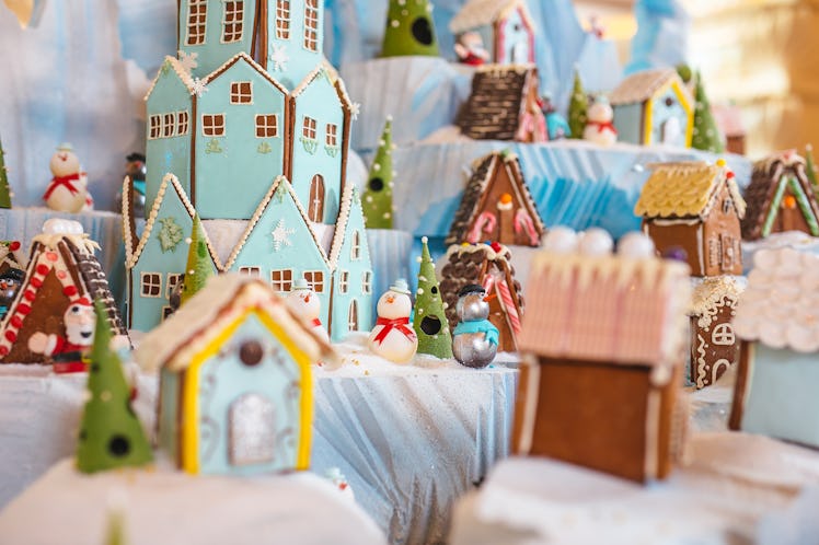 The gingerbread village is on display at The Royal.