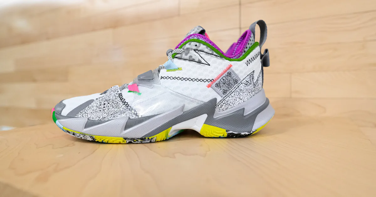 Russell Westbrook’s new signature Jordan shoe is a wonderful Frankenstein