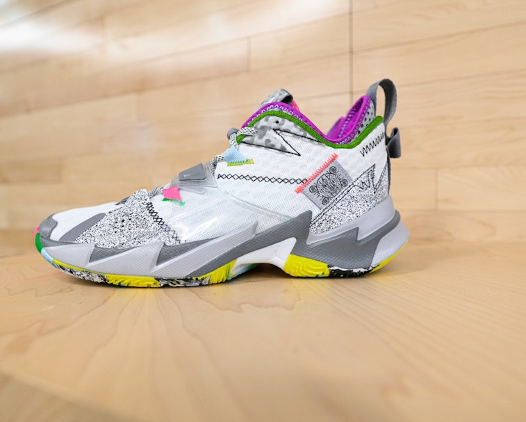 Russell Westbrook’s new signature Jordan shoe is a Russell Westbrook’s new signature Jordan shoe is a