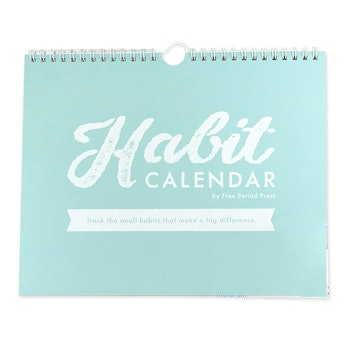 Free Period Press Habit Calendar 