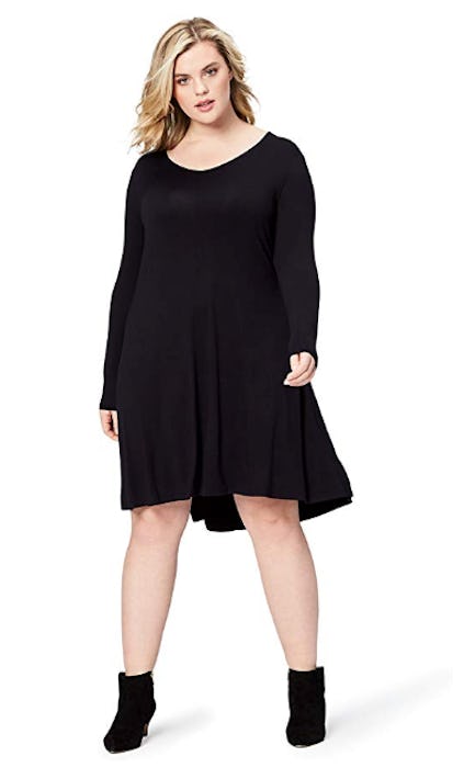 Daily Ritual Women's Plus Size V-Neck Dress