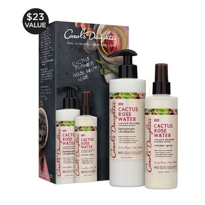Cactus Rose Water Gift Set With Lightweight Conditioner And Volume Spray