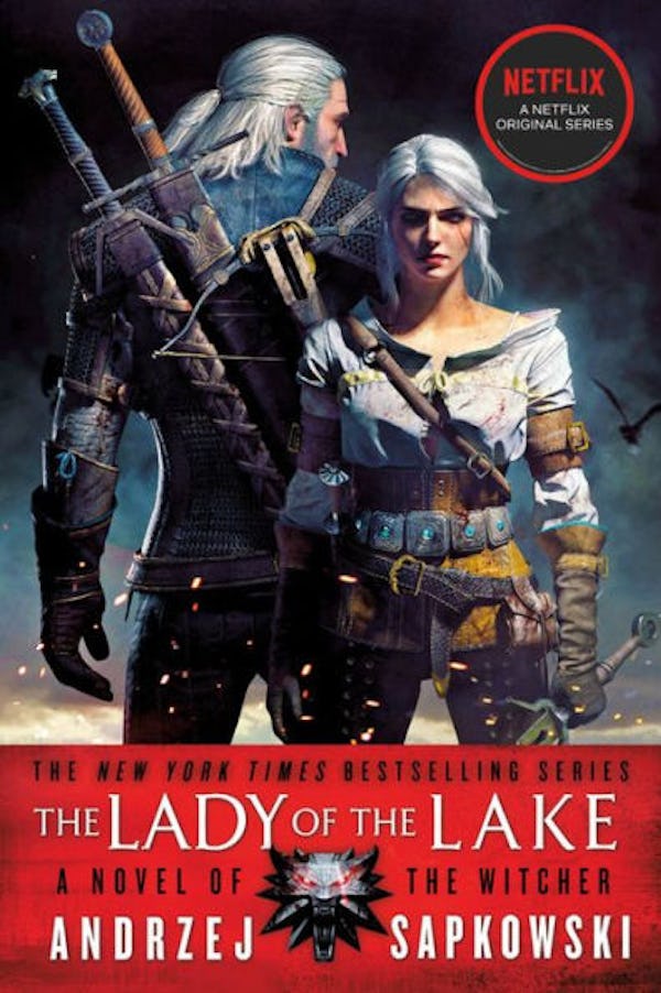 'The Lady of the Lake' cover from 'The Witcher' book series