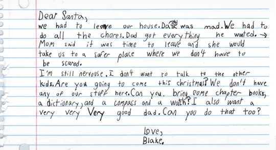 A mother found her 7-year-old son's letter to Santa and it was heartbreaking.