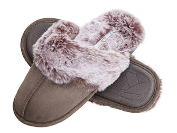 Jessica Simpson Faux Fur Slippers