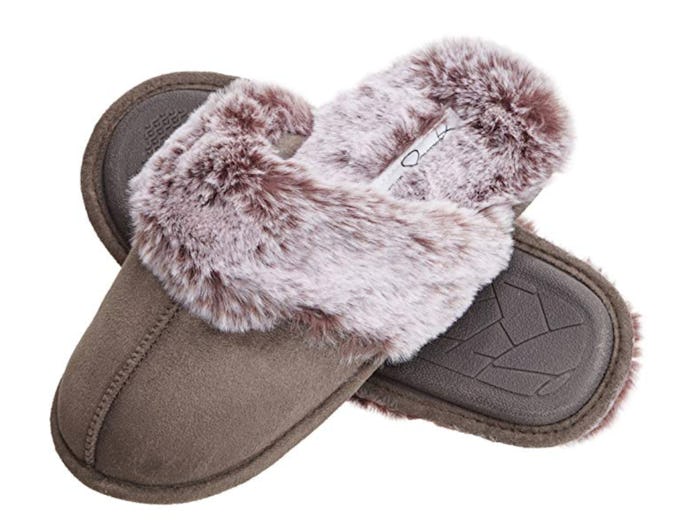 Jessica Simpson Faux Fur Slippers