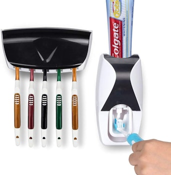 Maiile Toothbrush Holder and Automatic Toothpaste Dispenser Set