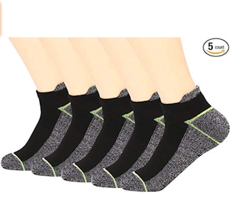Kodal Copper Infused Athletic Low Cut Socks (5-Pack)