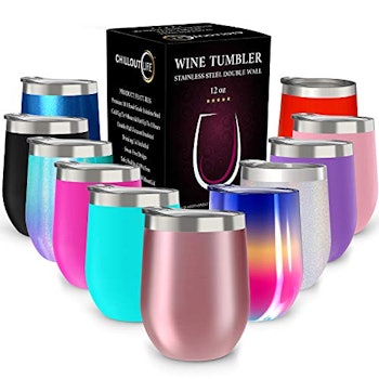 CHILLOUT LIFE Insulated Wine Tumbler