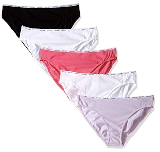 Calvin Klein Women's Cotton Stretch Logo Bikini Panty (5-Pack)