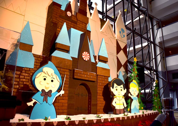 A 'Cinderella'-themed gingerbread house is at Disney's Contemporary Resort during the holiday 2019 s...